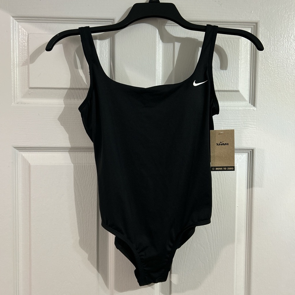 Nike Black Swimsuit with White Logo